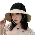 thumbnail image 1 of BODOAO Men's Wide Brim Sun Bucket Hat Sun Protection Outdoor Hiking Hat Packable Fisherman Hat Unisex Bucket Hat Boonie Hat Upf 50+ Vacation Hat Summer Beach Hat Breathable Foldable Beige, 1 of 2