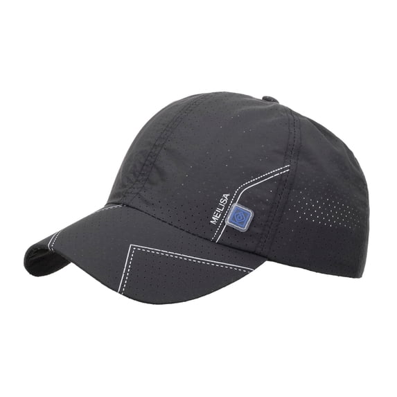BODOAO Mens Baseball Cap Cooling Performance Solid Color Low Profile Lightweight Brim Upf 50+ Womens Baseball Caps Plain Baseball Cap Daily Outings All Seasons Portable Dad Hat Golf Hat Dark Gray