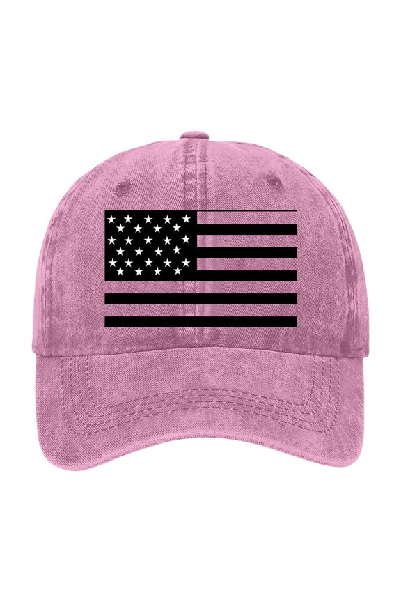 Oversize Dad Hat Soft Crown Adjustable Hat Low Crown Vintage Washed Retro Baseball Cap One Size Fits Most All Seasons Distressed Breathable Embroidered Pigment Dyed Solid Color Pink