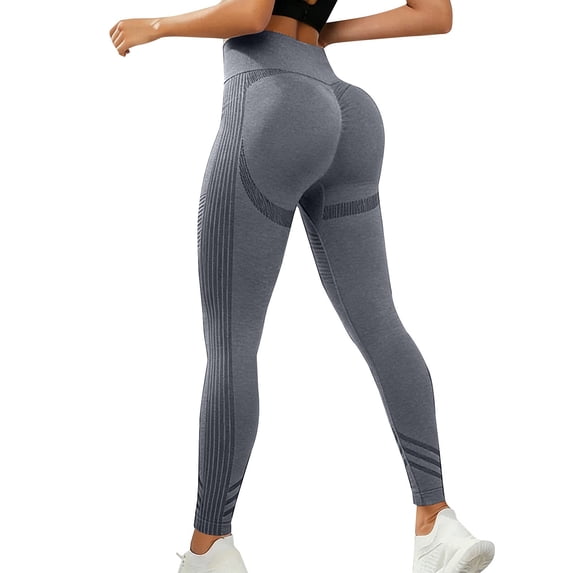 BODOAO Sculpting Fit Lounge Curve Contouring Non See Through Full Length Capri Workout Compression Support Tummy Control Buttery Soft for Gym Grey XL