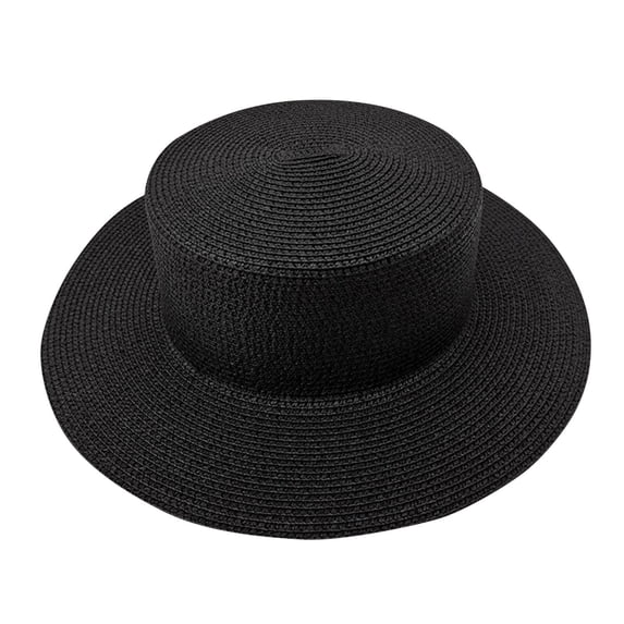 BODOAO Trilby Hats for Men Wide Brim Fedora Uv Upf 50+ Classic Beach Hat to pper Resort Style Mens Summer Hats Brown Fedora Cuban Packable Straw Hat Trilby Fedora Hat Mens Derby Hat Black