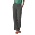 thumbnail image 1 of BODOAO Women's Casual Cotton Pants High Waisted Wide Leg Trousers Loose Fit Straight Summer Beach Elastic Waisted Long Pant Palazzo Comfy Loungewear Work Dress Slacks with Pockets Dark Gray 4XL, 1 of 8