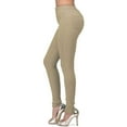 thumbnail image 1 of BODOAO Women's Skinny Jeans Stretchy High Rise Tummy Control Jeggings Summer Butt Lifting Denim Pants Slim Fit Ladies Feet Straight-barrel Color High-waisted Jeans Small Pants, 1 of 2
