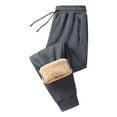 thumbnail image 1 of BODOAO Women's Winter Warm Fleece Pants Sherpa Lined Sweatpants Jogger Track Pants Athletic Active Lounge Pants Casual Solid Color Elastic High Waist Home Workout Pockets Trousers Pants, 1 of 7