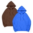 thumbnail image 1 of BODOAO Womens Oversized Hoodies Loose Hooded Sweatshirts Casual Comfy Tops Fall Fashion Outfits 2025 Cute Clothes with Pockets Fashionable Solid Color Winter Long Sleeved Sweatshirt 2Pc Pink Xxl, 1 of 4