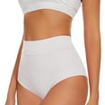thumbnail image 1 of BODOAO Womens Scrunch Butt Yoga Shorts High Waist Booty Lift Athletic Workout Shorts Stretch Gym Fitness Shorts for Running Training and Exercise White L, 1 of 5