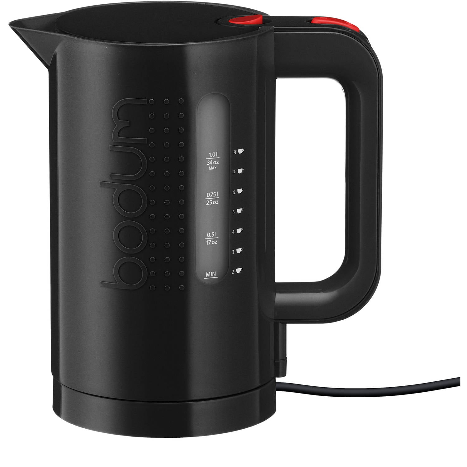 Bodum Bistro Gooseneck Electric Water Kettle 34 Ounce Black