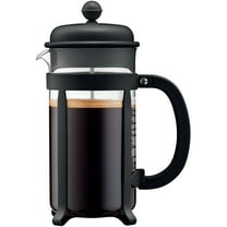 BODUM Java French Press Coffee Maker with Borosilicate Glass Carafe, 34 Ounce, Black