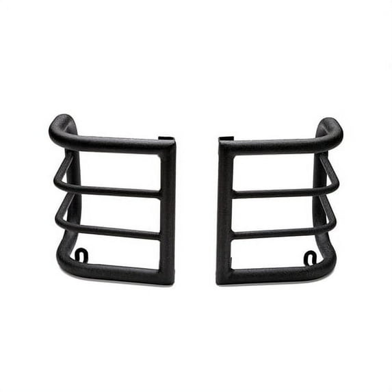 BODY ARMOR 4X4 JK-7135 07-C JK TAIL LIGHT GUARD BLACK FINISH WRAP DESIGN