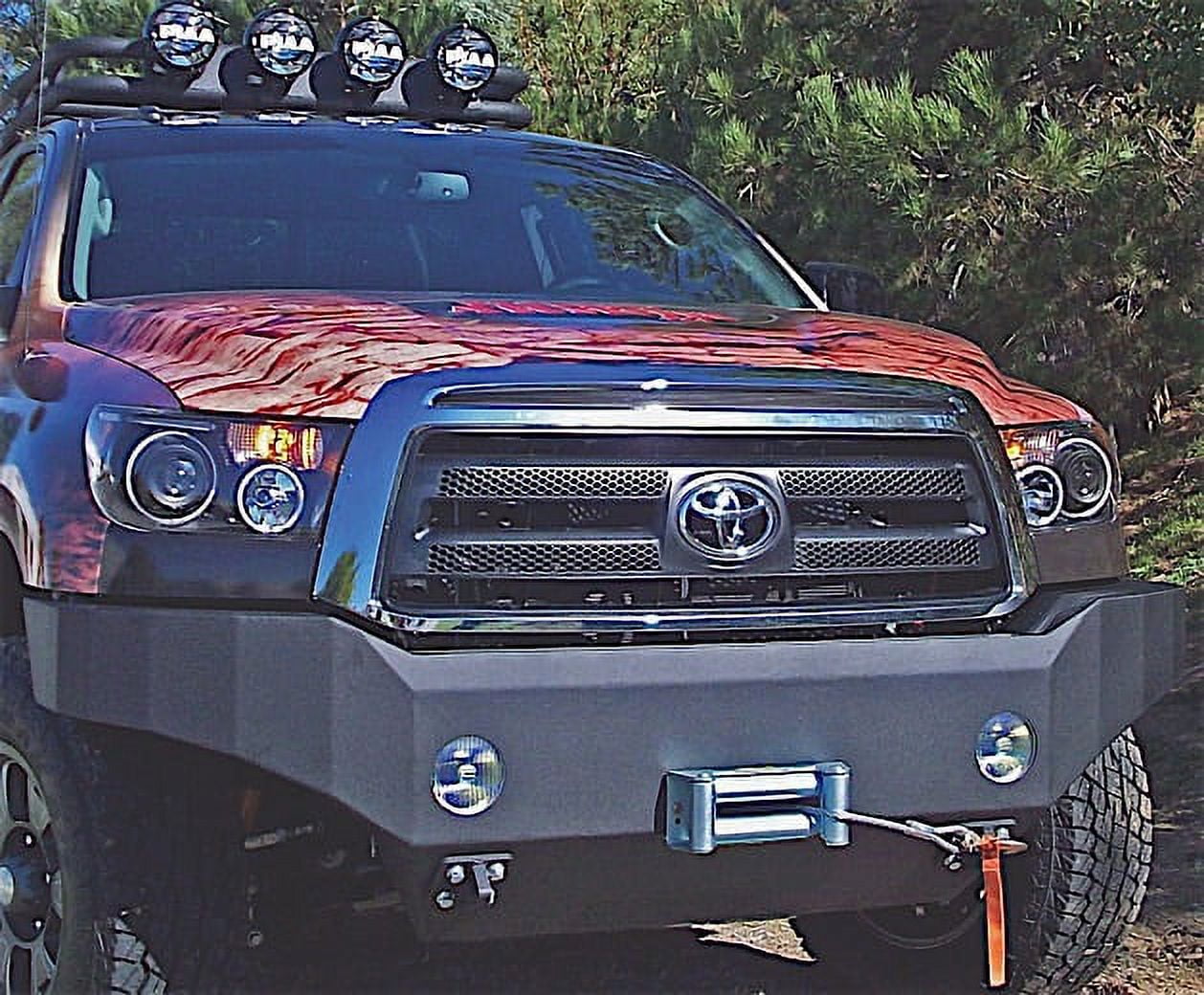 BODY ARMOR 4X4 TN-19335 07-12 TUNDRA FRONT BUMPER Fits select: 2007-2009,2013 TOYOTA TUNDRA