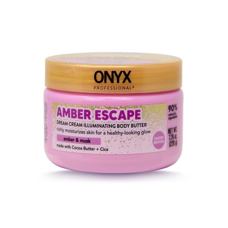 ONYX Professional Butter Bliss Illuminating Body Butter, Amber Escape, 7.76 oz