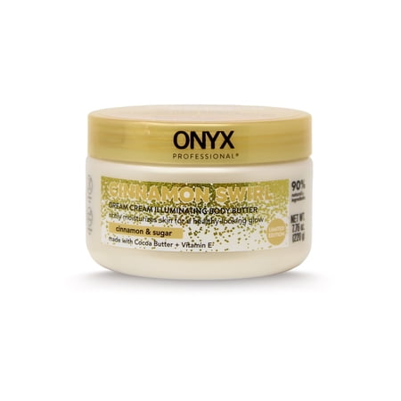 ONYX Professional Butter Bliss Illuminating Body Butter, Cinnamon Swirl, 7.76 oz