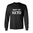 thumbnail image 1 of BODY BY KETO Adult Long Sleeve T-shirt, 1 of 3