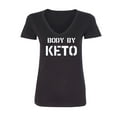 thumbnail image 1 of BODY BY KETO Womens V-Neck T-Shirt, 1 of 2