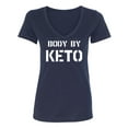 thumbnail image 1 of BODY BY KETO Womens V-Neck T-Shirt, 1 of 2