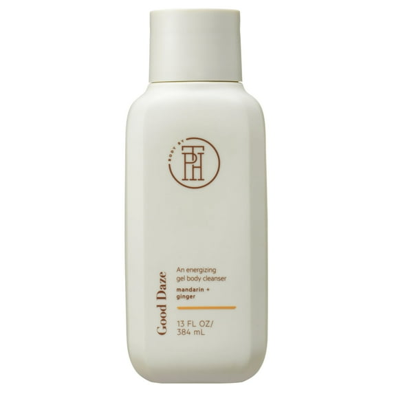 BODY BY TPH Good Daze Vegan Hydrating Body Wash Gel with Ginger, Ashwagandha & Orange Peel Extract For Dry Skin | Body Wash For Women & Men, 13 oz (Pack of 6)