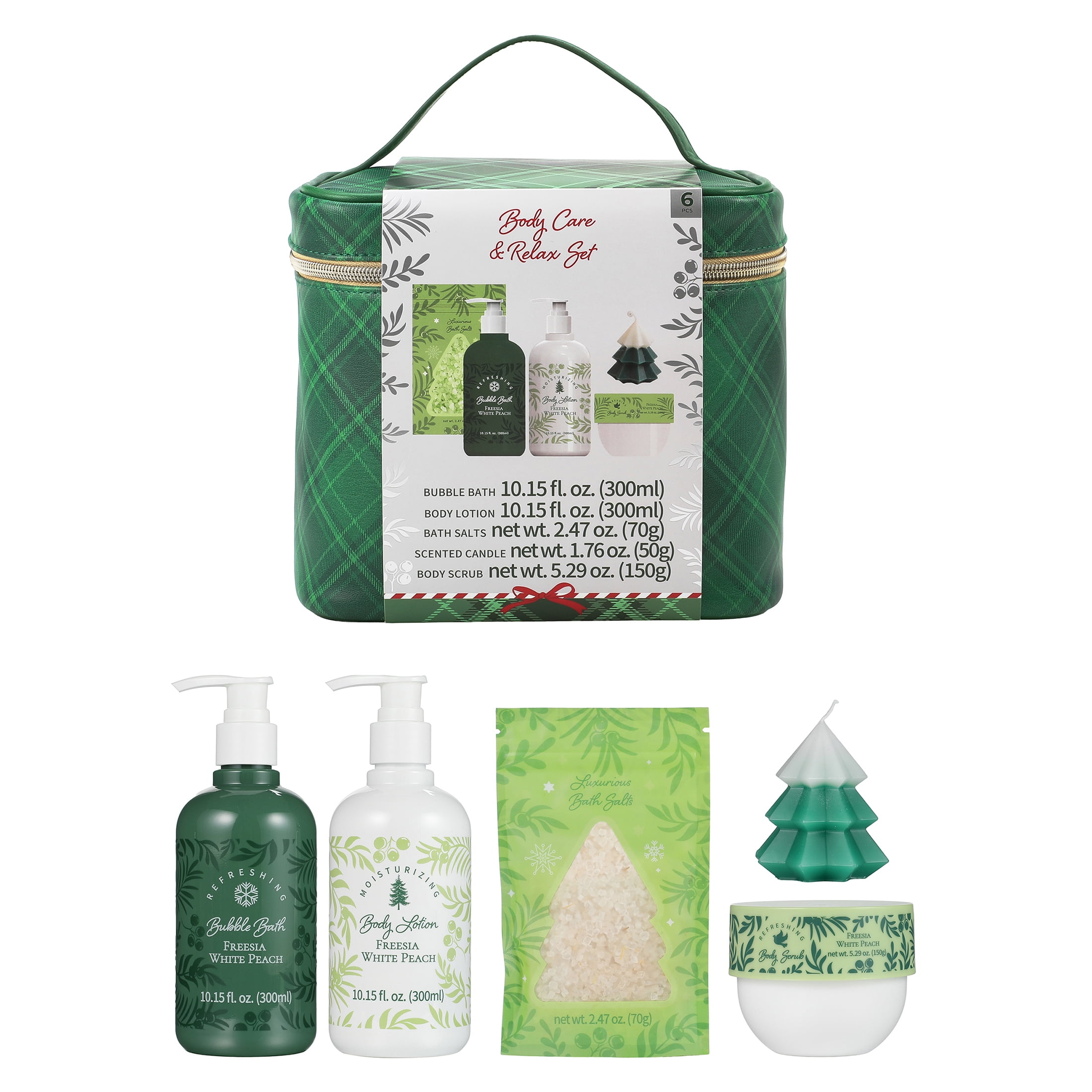 Body Care Portable Travel Set for Women, Relax and Care Set with