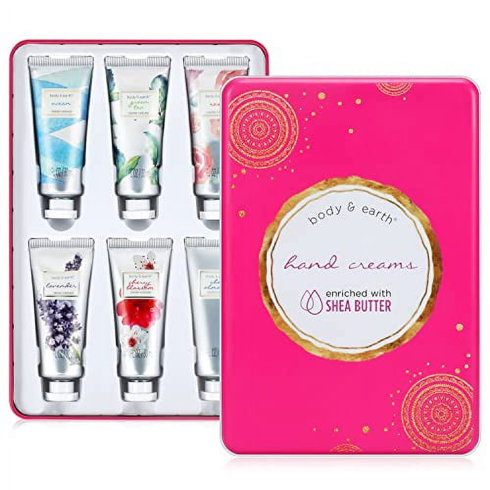 BODY & EARTH Hand Lotion Set, Hand Cream Gift Set Hand Lotion Gift Set