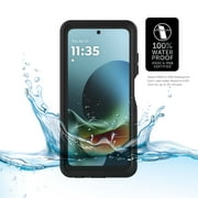 Body Glove Waterproof Tidal Phone Case for Motorola moto g PLAY 2026 - Black/Clear