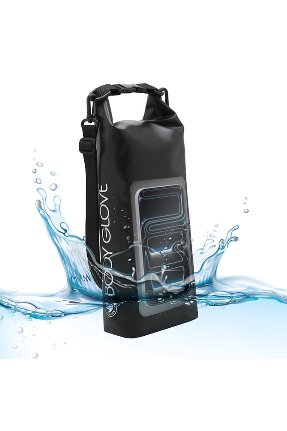 Tidal Waterproof 2L Dry Bag - Black/Clear