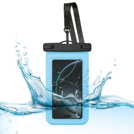 Body Glove Tidal Waterproof Floating Phone Pouch - Blue/Clear