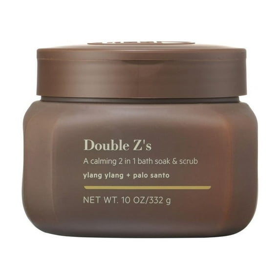 BODY by TPH Double Z's 2 in 1 Bath Soak & Sugar Scrub for Dry Skin, Ylang Ylang Notes, 13 fl. oz.