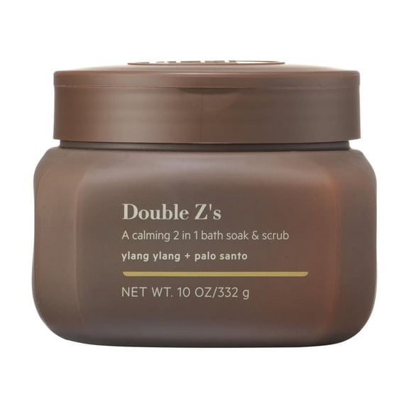BODY BY TPH Double Z's 2 in 1 Bath Soak & Sugar Scrub with Ylang Ylang, 13 fl. oz.