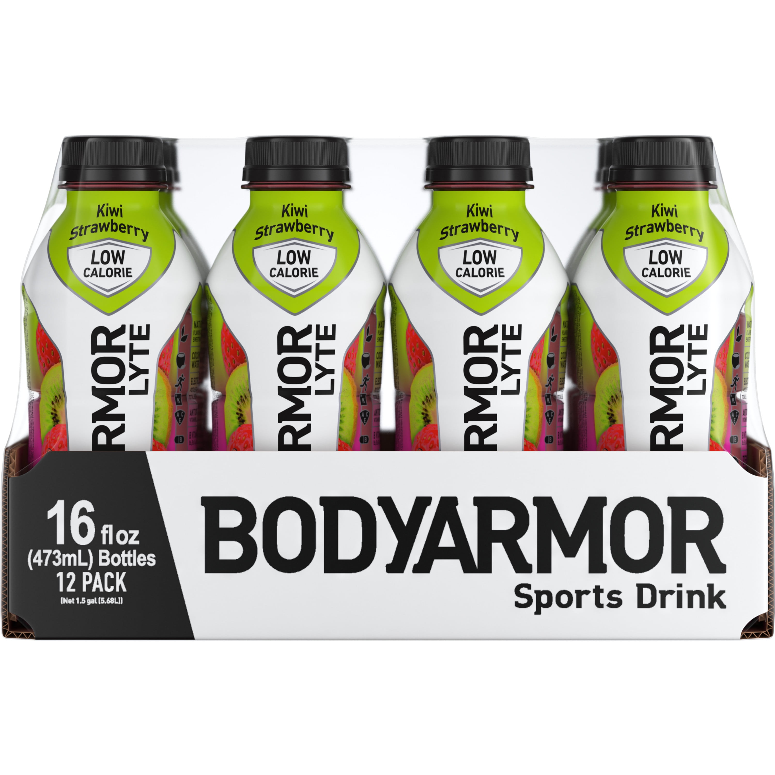 BODYARMOR LYTE Sports Drink Kiwi Strawberry, 16 fl oz, 12 Pack