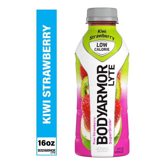 BODYARMOR LYTE Sports Drink Kiwi Strawberry, 16 fl oz - Walmart.com