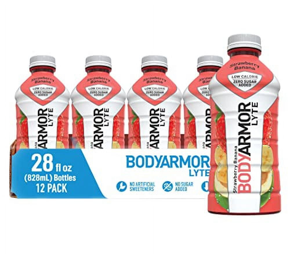 BODYARMOR LYTE Sports Drink Low-Calorie Sports Beverage, Strawberry ...