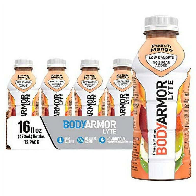 LYTE Sports Drink, Peach Mango, 16 oz Bottle, 12/Pack LYTE Sports Drink, Peach Mango, 16 oz Bottle, 12/Pack