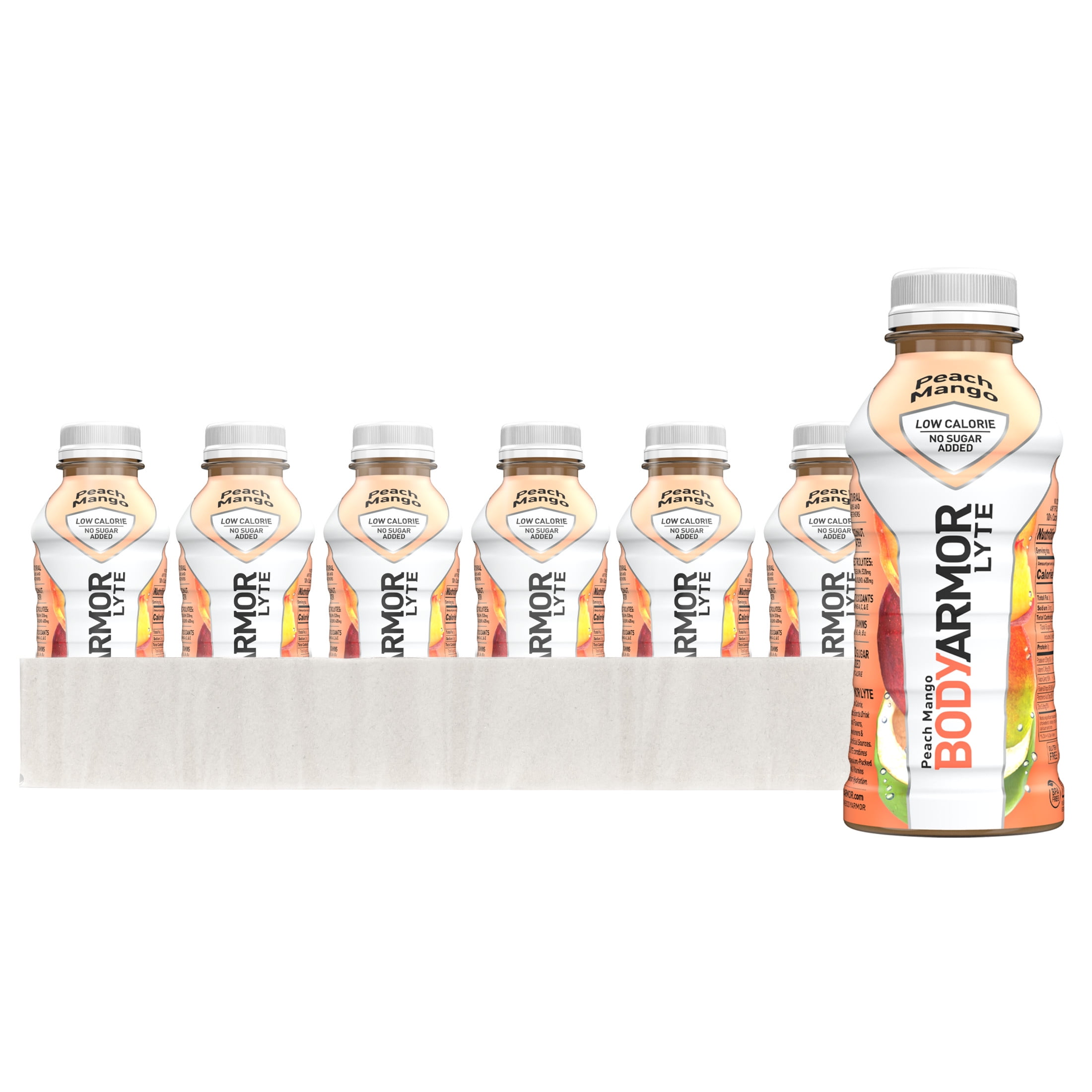 BODYARMOR LYTE Sports Drink Peach Mango, 12 fl oz, 18 Pack