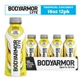 BODYARMOR LYTE Sports Drink Tropical Coconut, 16 fl oz, 12 Pack