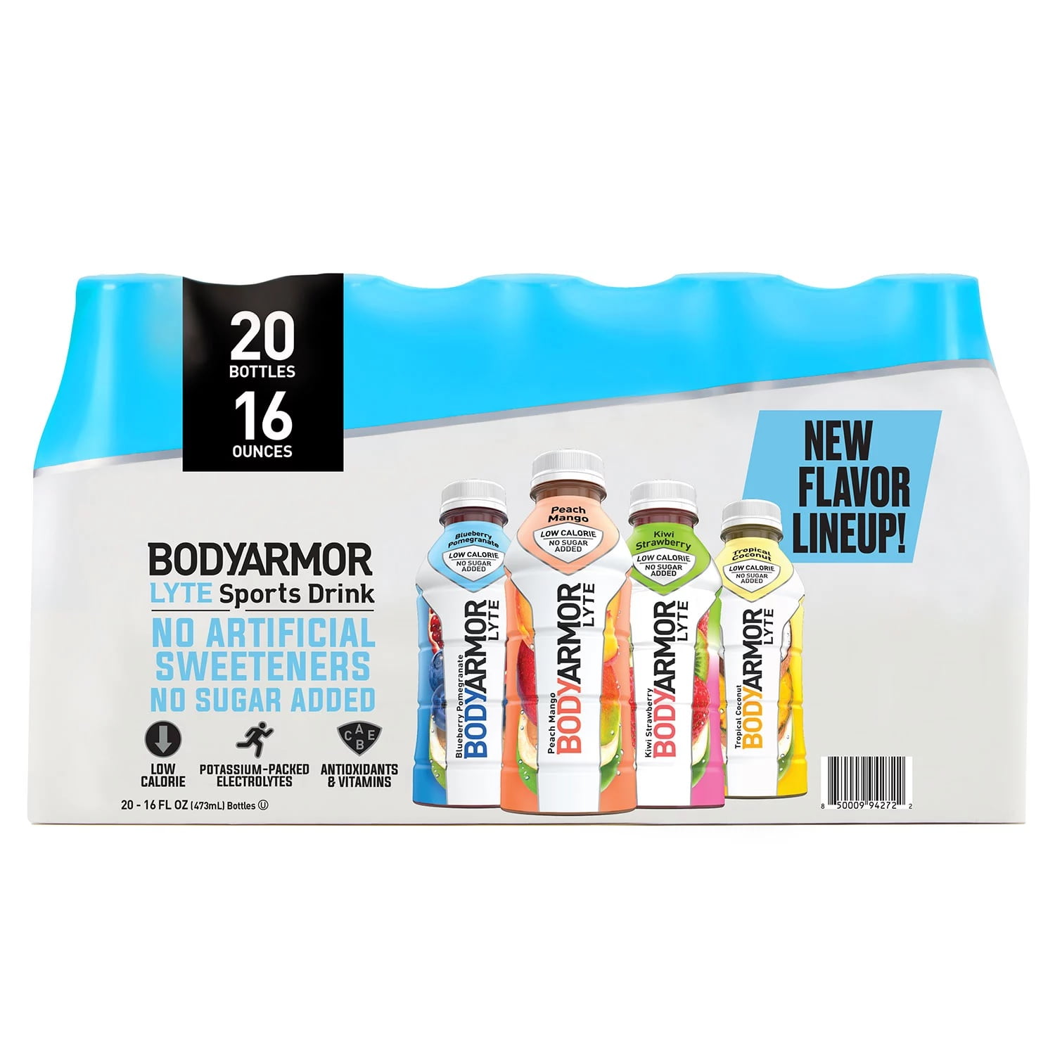 BODYARMOR LYTE Sports Drink Variety Pack, 16 Fluid Ounce (20 Pack