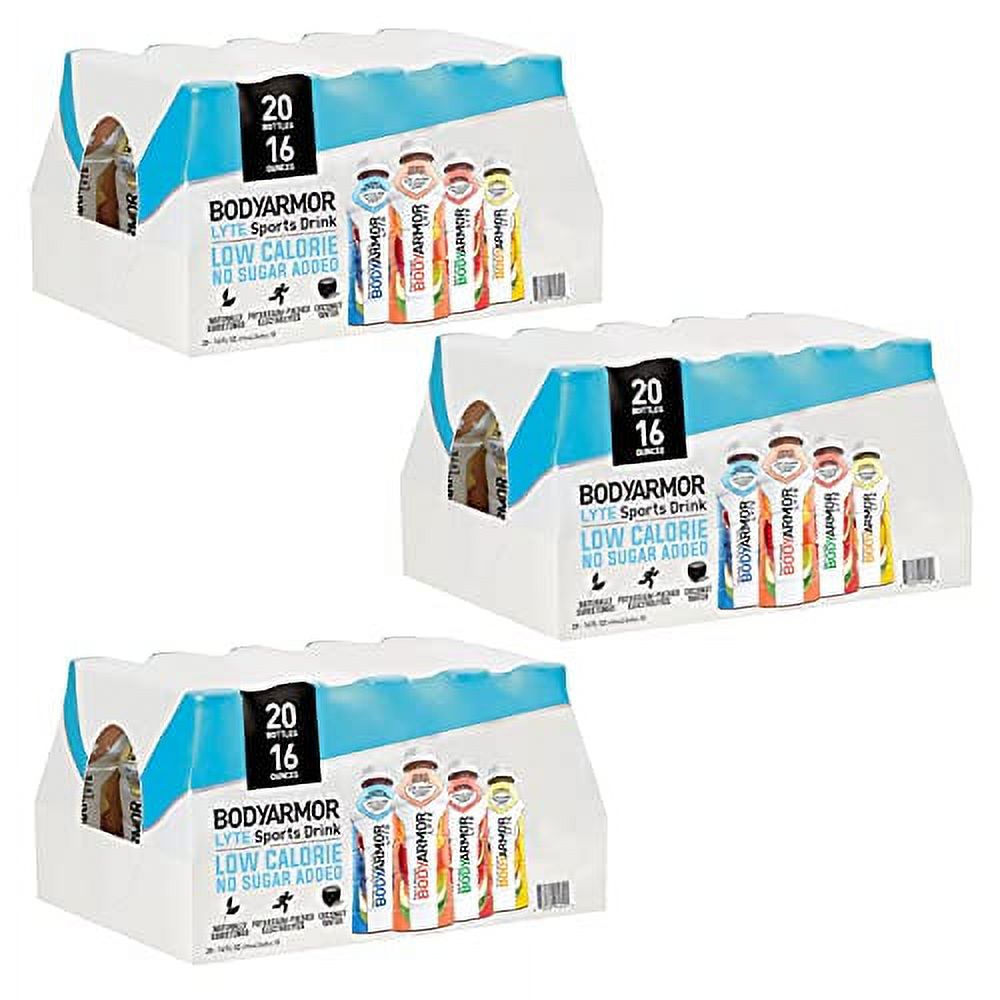 BODYARMOR LYTE Sports Drink Variety Pack Blueberry Pomegranate, Peach