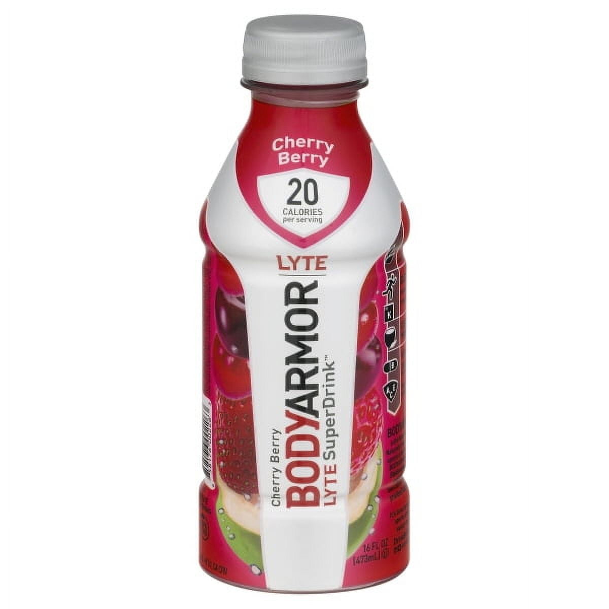 BODYARMOR LYTE SuperDrink Cherry Berry, 16.0 FL OZ