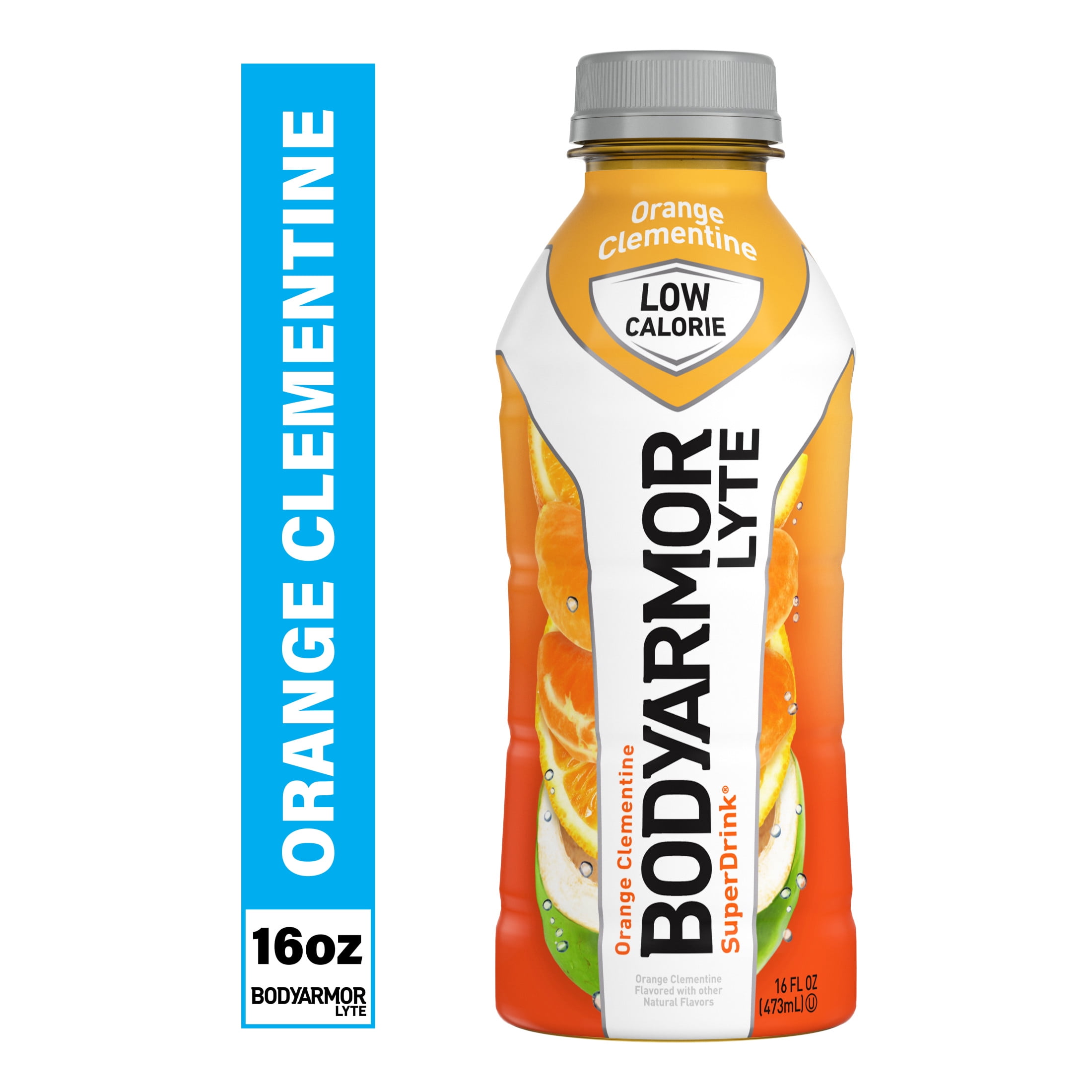 BODYARMOR Lyte Orange Clementine Electrolyte Beverage, 16 fl oz Bottle