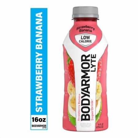 BODYARMOR Lyte Strawberry Banana Sports Drink Bottle 16 fl oz - Pack of 2