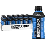 BODYARMOR Sports Drink Blue Raspberry, 12 fl oz, 18 Pack