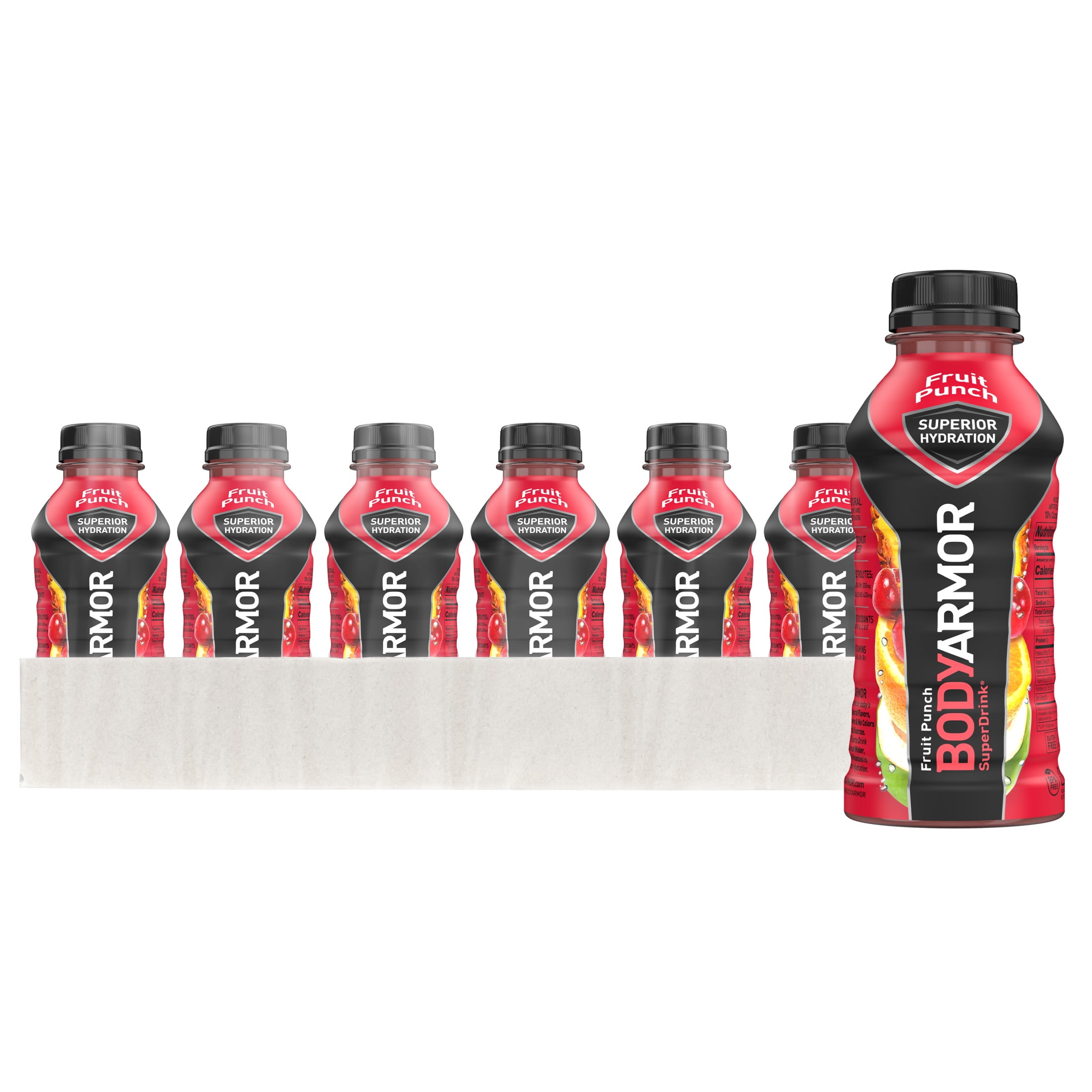 BODYARMOR Sports Drink Fruit Punch, 12 fl oz, 18 Pack