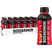BODYARMOR Sports Drink Fruit Punch, 12 fl oz, 18 Pack