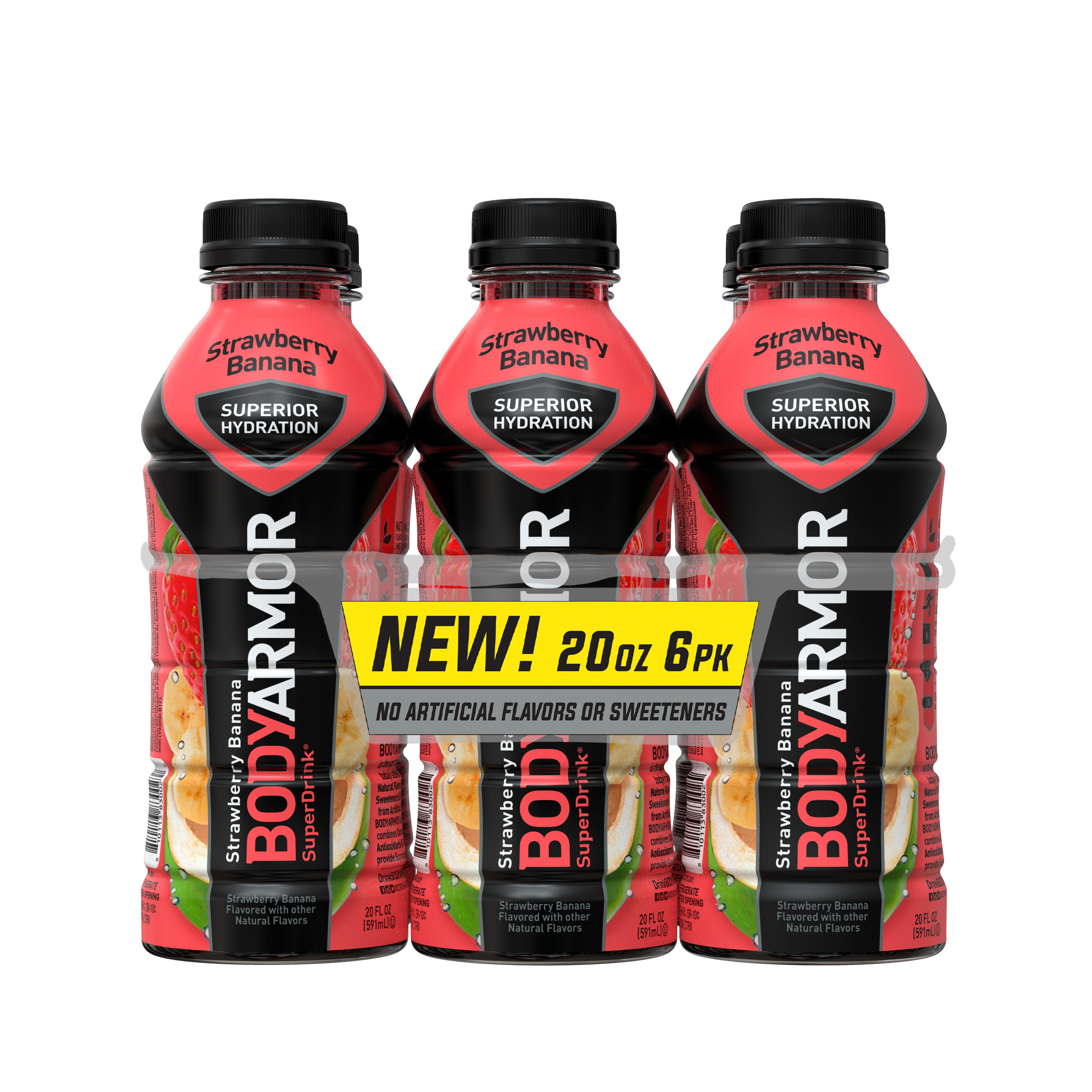 BODYARMOR Sports Drink, Strawberry Banana, 12 Fl. Oz., 8 count