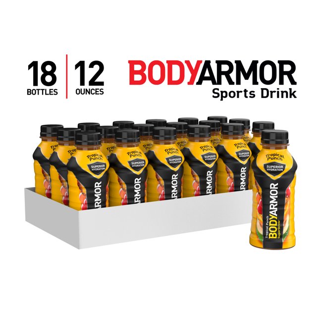 BODYARMOR Sports Drink Tropical Punch 12oz, 18ct