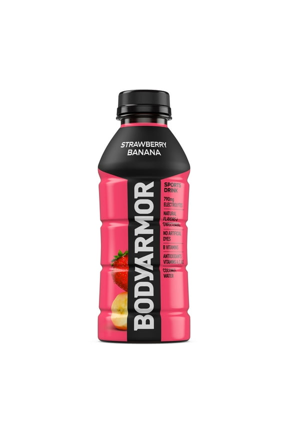 Strawberry Banana Electrolyte Sports Drink, 16 fl oz Bottle