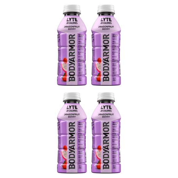 BODYARMOR SuperDrink Fruit Punch Electrolyte Beverage, 16 fl oz, (Pack of 4)