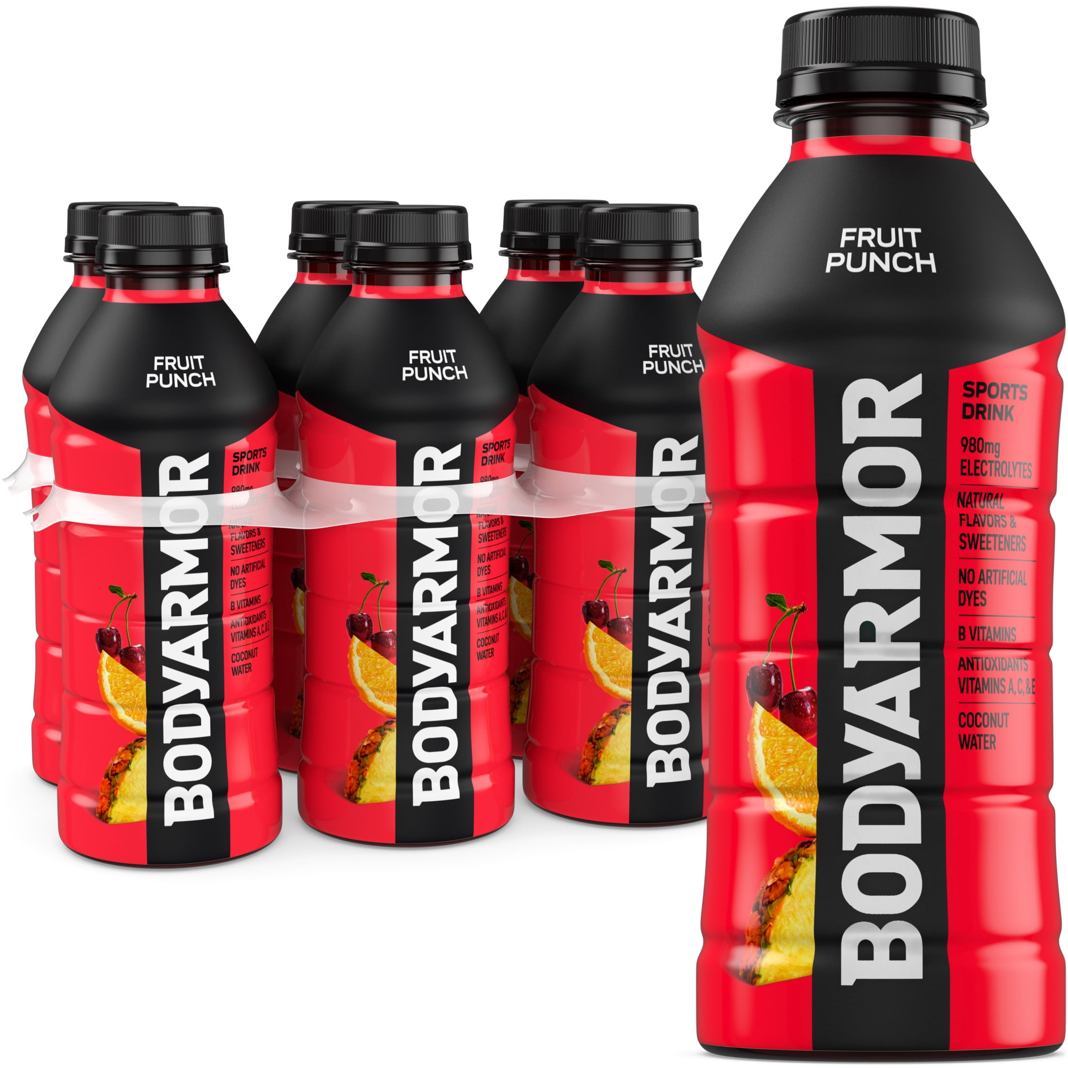 プロトフォーム AMR-12 クリアボディ 5個セット BODYARMOR Fruit Punch SuperDrink, Electrolyte Beverage, 20 fl oz