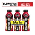 BODYARMOR SuperDrink Fruit Punch Electrolyte Beverage, 20 fl oz Bottles