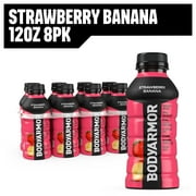 BODYARMOR SuperDrink Strawberry Banana Sports Drink, 12 fl oz bottles, 8 pack