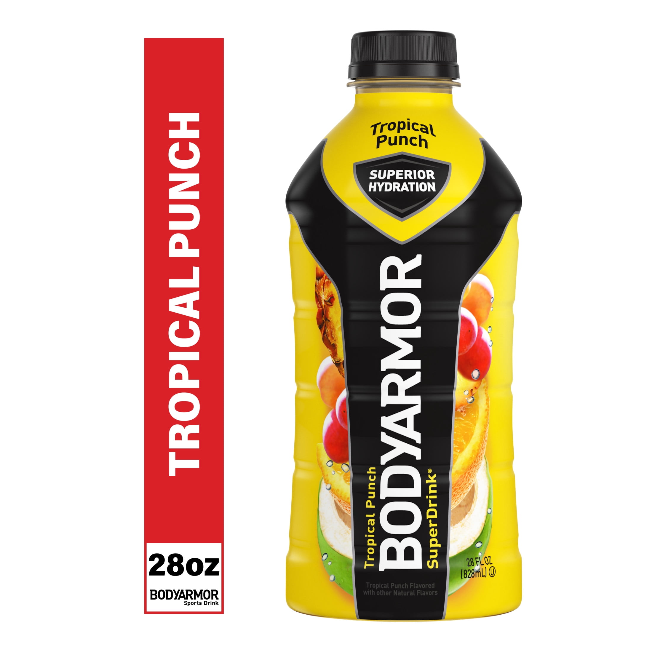 BODYARMOR Tropical Punch Electrolyte Sports Drink, 28 fl oz Bottle