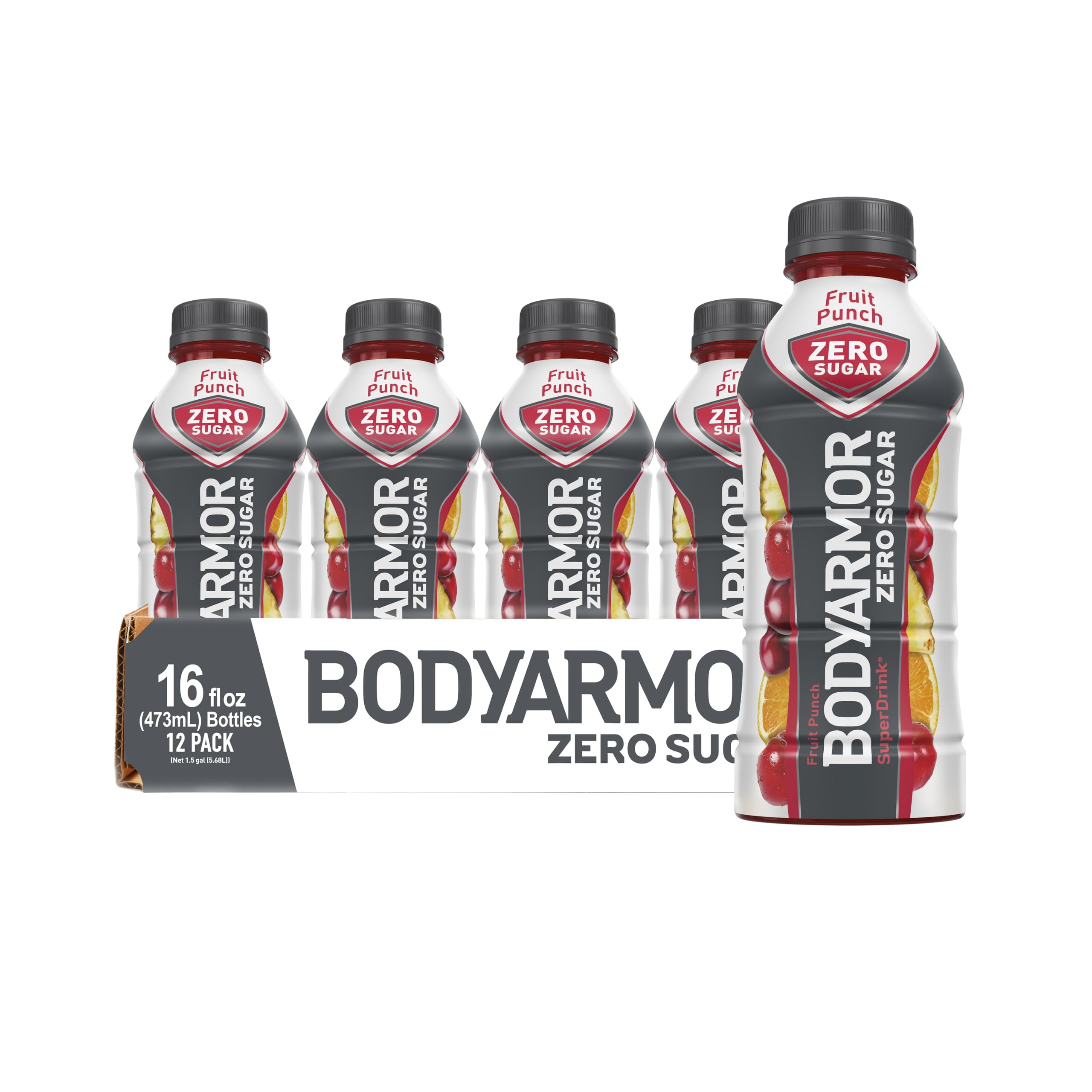 BODYARMOR ZERO Sugar Fruit Punch, Sugar Free Sports Drink LowCalorie